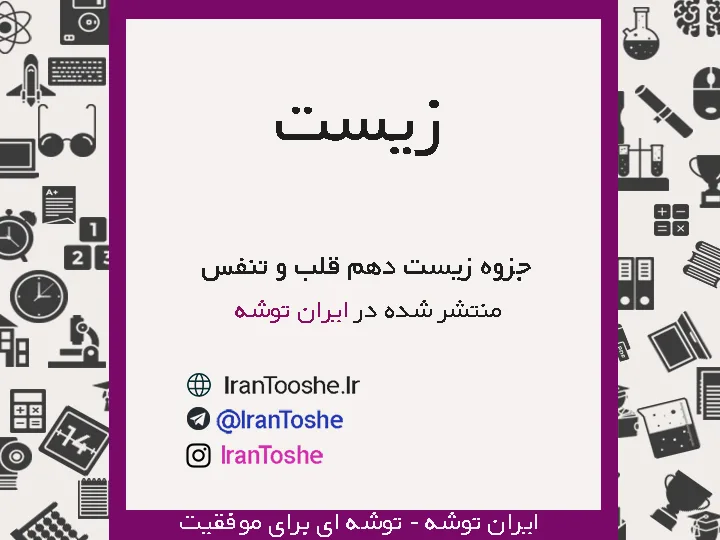 جزوه زیست دهم تنفس و قلب
